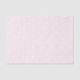 Klassische Elegant, hellrosa und weiße Polka-Punkt Seidenpapier