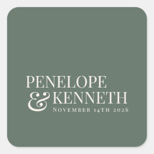 Klassische elegante, dunkle Seiten - benutzerdefin Quadratischer Aufkleber