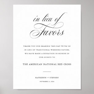 Klassische Elegante Hochzeit anstelle eines Liebli Poster