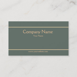 Klassische elegante Visitenkarte-Schablone Visitenkarte