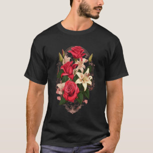 Klassische Eleganz: Blumenstrauß-T-Shirt T-Shirt