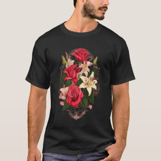Klassische Eleganz: Blumenstrauß-T-Shirt T-Shirt
