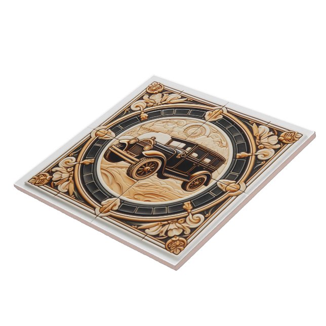 Klassische Eleganz im Vintage Fliese (Seite)