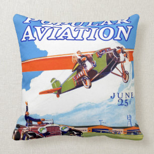 KLASSISCHE EPHEMERA DER RETRO-LUFTFAHRT DER 1920ER KISSEN