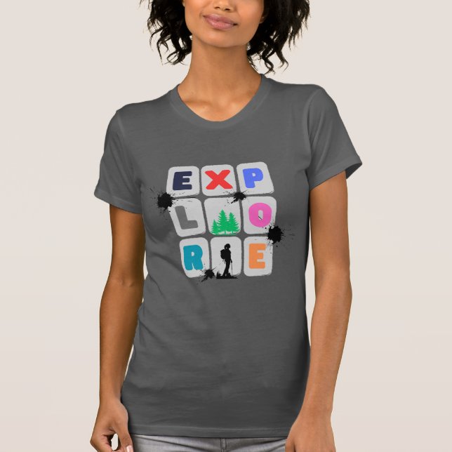 Klassische Erkundung T-Shirt (Vorderseite)