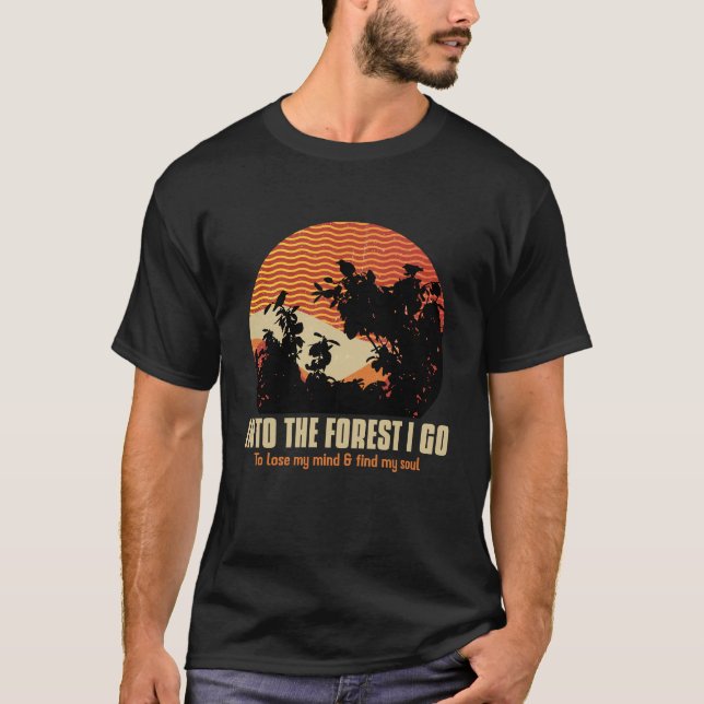 Klassische Erkundung von Wegen und Natur T-Shirt (Vorderseite)
