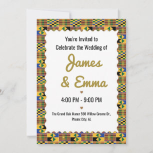 Klassische ethnische Einladungskarte