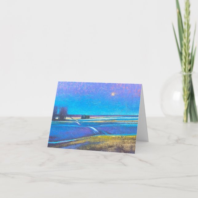 Klassische Faltkarte Dankeskarte (Vorderseite)