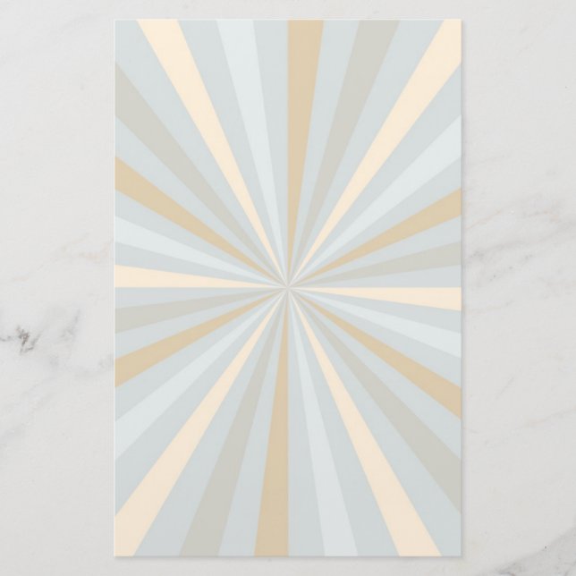 Klassische Farbtöne harmonisches Spinnrad Briefpapier (Vorderseite)