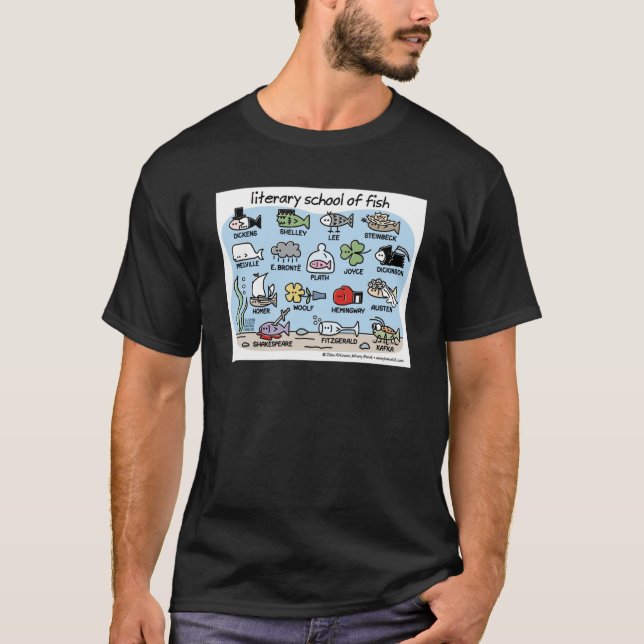 klassische Fischschule T-Shirt (Vorderseite)