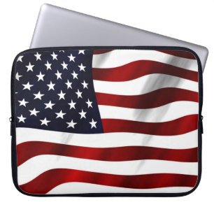 KLASSISCHE FLAGGE DER VEREINIGTEN STAATEN VON AMER LAPTOPSCHUTZHÜLLE