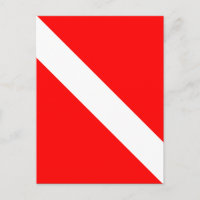 Klassische Flagge für Taucher