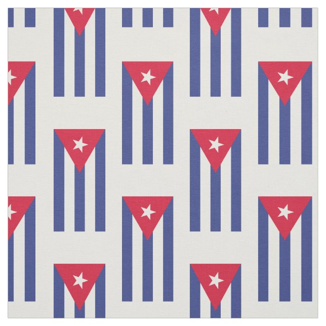 Klassische Flagge Kubas Stoff (Muster)