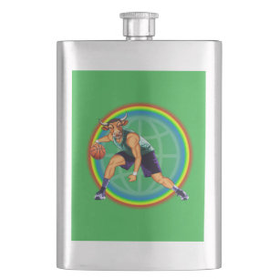 klassische Flasche Flachmann