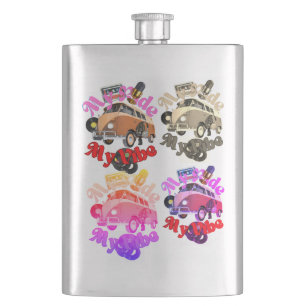 klassische Flasche Flachmann