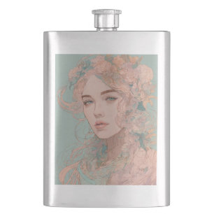 klassische Flasche Flachmann