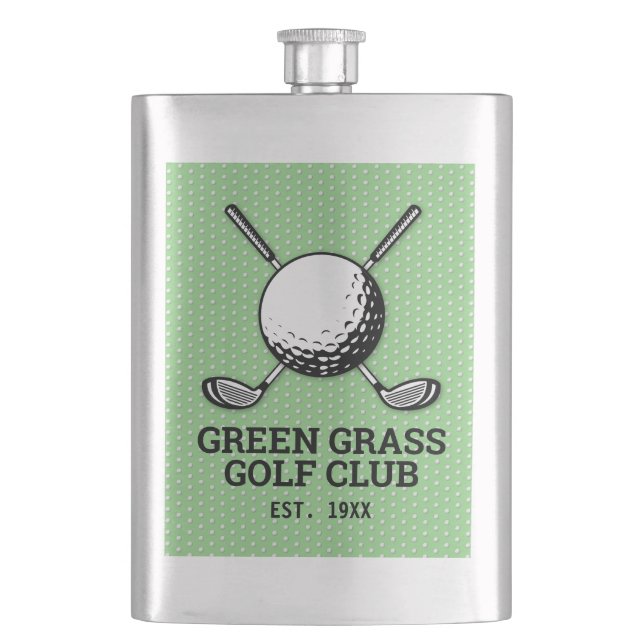 klassische Flasche Flachmann (Vorderseite)