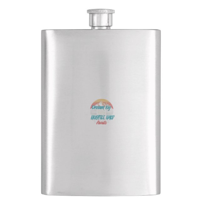klassische Flasche Flachmann (Vorderseite)
