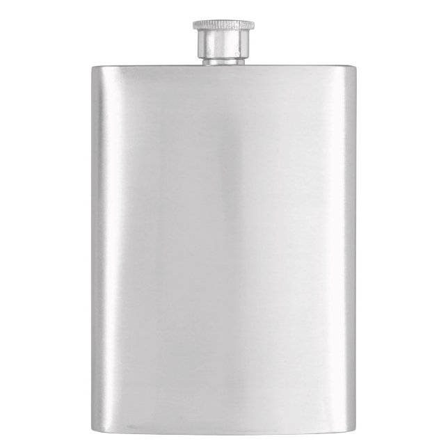 klassische Flasche Flachmann (Vorderseite)