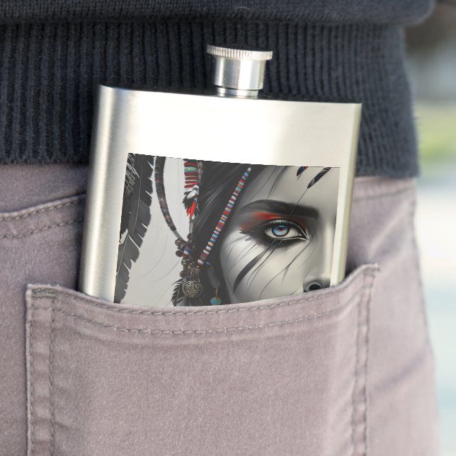 Klassische Flasche für den Stammeskrieger Flachmann (Beispiel)