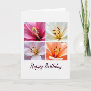 Klassische Florale Grußkarte Karte