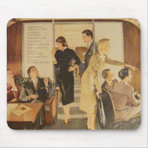 "Klassische Fluglinien-Reise " Mousepad