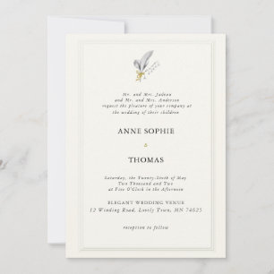 Klassische formale Rahmen Frühlingslilie von Valle Einladung