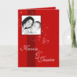 Klassische Fotovalentines der Liebe- Karte Tages