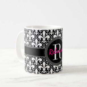 Klassische französische Lilie Kaffeetasse