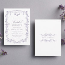 Klassische französische viktorianische Lavendel-Br