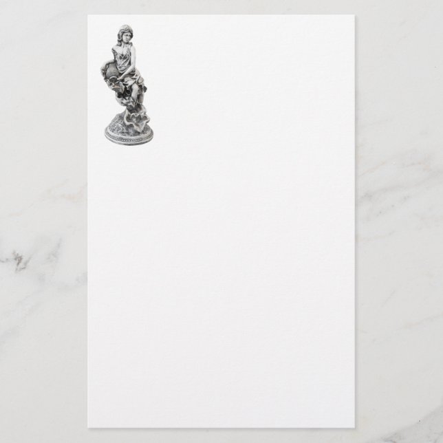 Klassische Frauenstatue Briefpapier (Vorderseite)