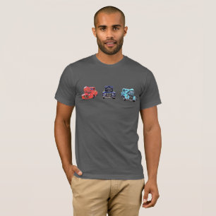 Klassische Frisierte Autos Abstrakter T - Shirt