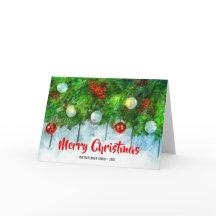 Klassische Frohe Weihnachten mit traditionellem Pi