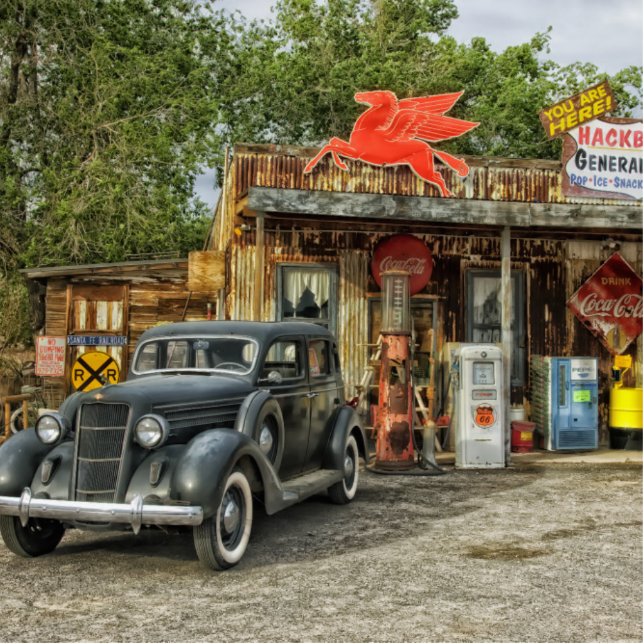 Klassische Funktelegrafie 66 Arizona Fotoskulptur Magnet (Vorne)