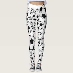 Klassische Fußballgrafik Traditioneller Sportfan Leggings