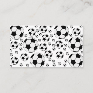 Klassische Fußballgrafik Traditioneller Sportfan Visitenkarte