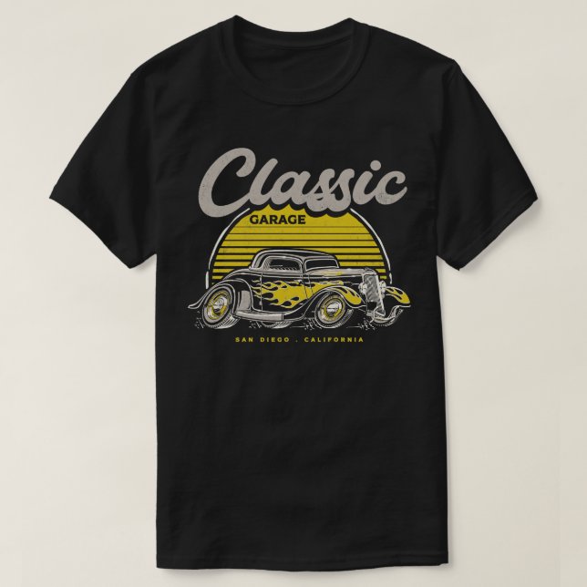 KLASSISCHE GARAGE 1 T-Shirt (Design vorne)