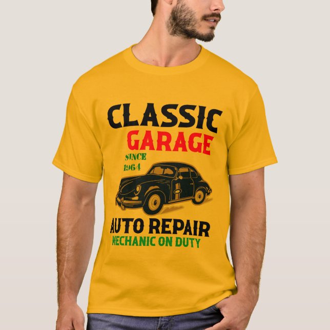 klassische Garage T-Shirt (Vorderseite)