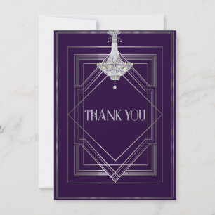 Klassische Gatsby-Deco-Hochzeit Danke Manuela25003