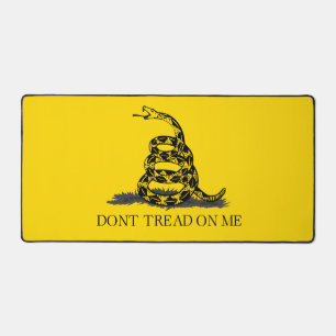 Klassische gelbe Gadsden-Flagge Don't Tread on Me Schreibtischunterlage