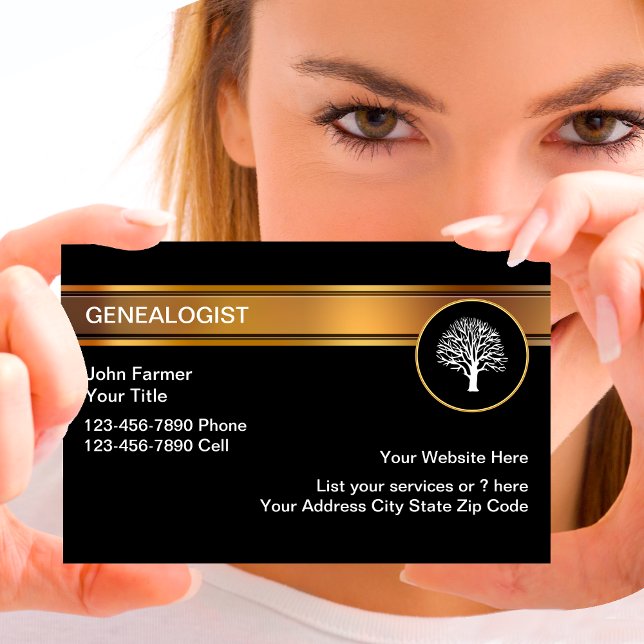 Klassische Genealogische Visitenkarten Visitenkarte (Von Creator hochgeladen)