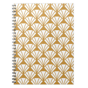 Klassische Geometrie: Art Deco Eleganz. Notizblock