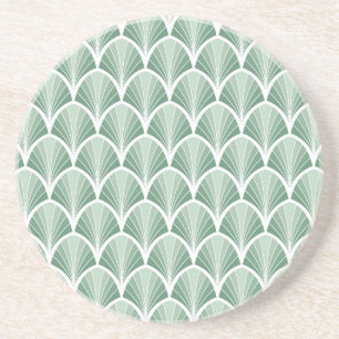 Klassische Geometrie: Art Deco Nahtloser Stil Getränkeuntersetzer