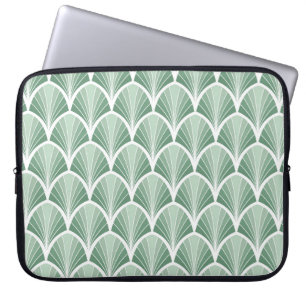 Klassische Geometrie: Art Deco Nahtloser Stil Laptopschutzhülle