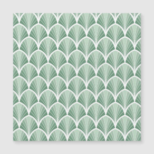 Klassische Geometrie: Art Deco Nahtloser Stil Magnetkarte