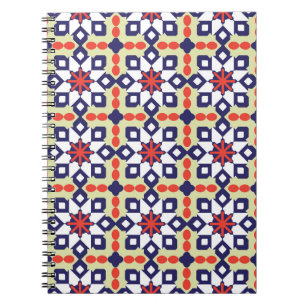 Klassische Geometrie: Nahtloses Zierdesign Notizblock