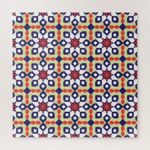 Klassische Geometrie: Nahtloses Zierdesign Puzzle