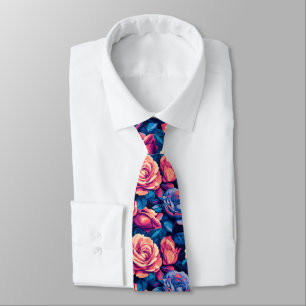 Klassische Geschenke für Ehemann Rose Blume Krawatte