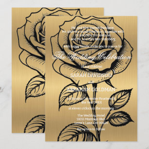 Klassische geschiedene Eltern Hochzeitseinladungen Einladung