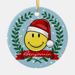 Klassische Gesichts-Feiertags-Art Keramik Ornament